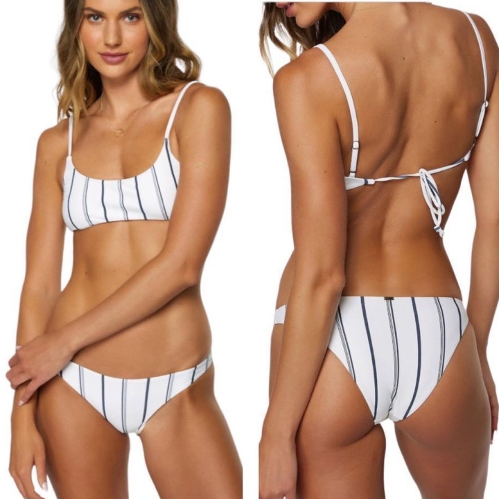 NWT O’Neill Classic Stripe Surfside Top and Mina Bottoms XL